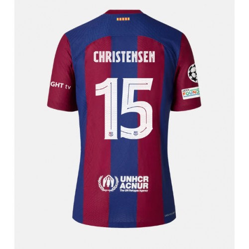 Fotbalové Dres Barcelona Andreas Christensen #15 Domácí 2023-24 Krátký Rukáv